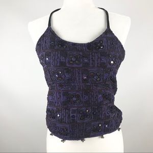 India Arts Festival Tie-Back Top